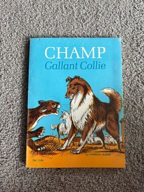Champ: Gallant Collie by Patricia Lauber (1970 Scholastic Paperback) vintage